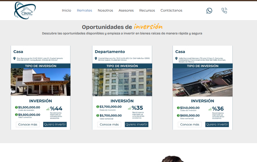 CIMAC Cartera Inmobiliaria